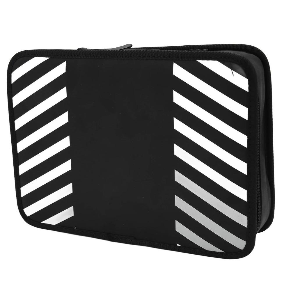 PU Hairdresser Carrying Case Organized Compartments Hair Cutting Grooming Kit Travel Use