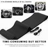 Genuine Leather Steering Wheel Cover, 15 Inches Breathable Stitch On Wrap Steering Wheel Cover, Anti-Slip Auto Wheel DIY Sewing Protector With Needle