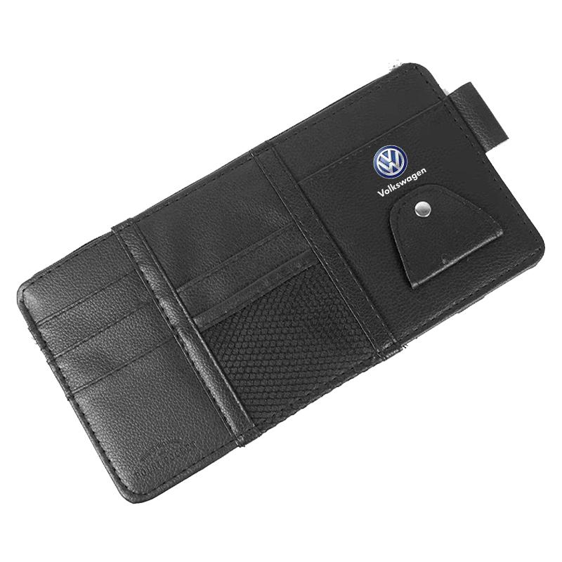 Car Sun Visor Point Type Multi-function Storage Bag Car Accessories For Volkswagen Lavida POLO Tiguan Passat Golf EOS Scirocco Jetta Bora