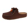 Foreign trade cool slippers women's summer 2025 new thick-soled bag head one pedal Muller Birken slippers outer wear