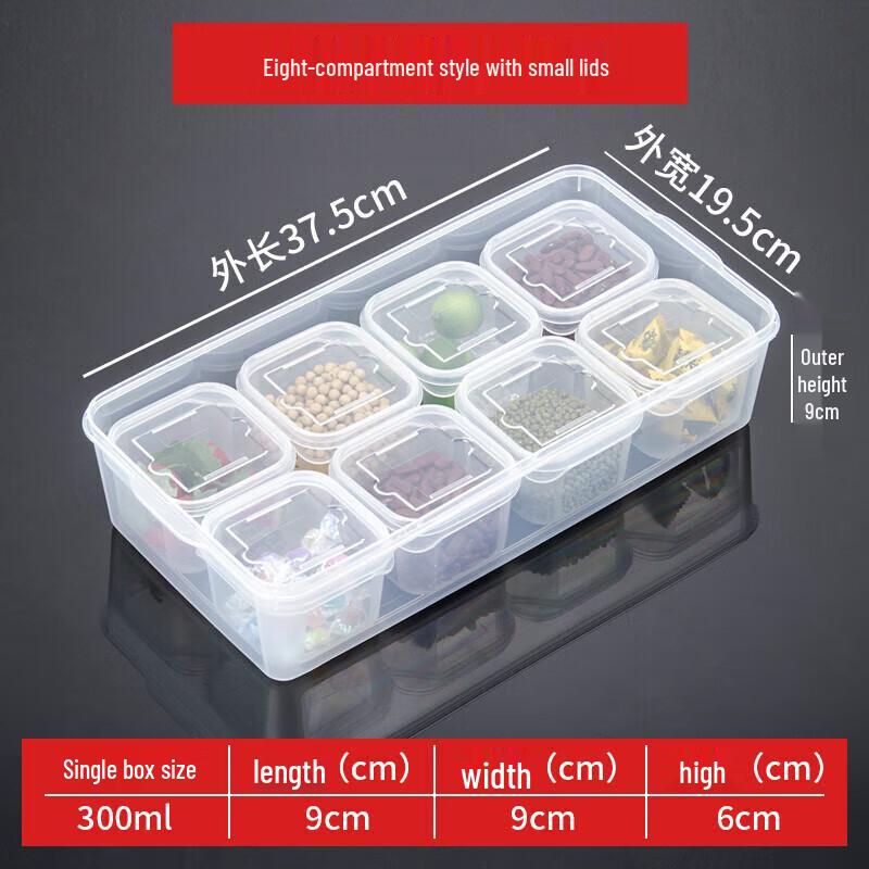 Rectangular Compartmented Food Storage Container