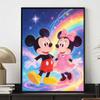 Disney Diamond Art Painting Kit Mickey Minnie Love Rainbow Stars Home Wall Decor Handmade Gift