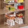 2/3 Layer Bathroom Organizer Clear Kitchen Storage Tray Multifunctional Cosmetic Storage Rack  Home