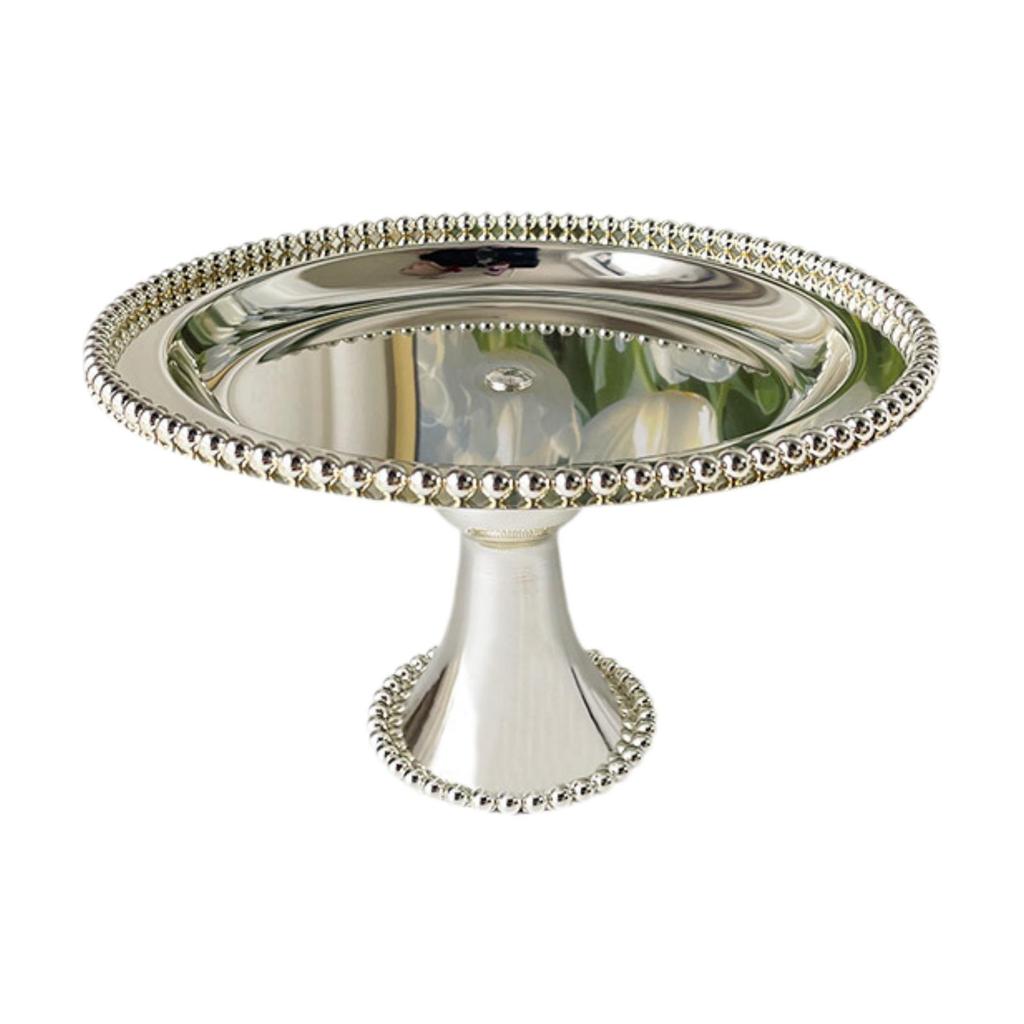 Iron Cake Stand Cookie Tray Pastries Holder Dessert Stand Dessert Plate Display Stand Candy Dish Plate for Parties Christmas