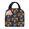 MF Music D-Doom-S Doomsday Operation Concert Cover Comic Insulated Lunch Bag Cooler Thermal Food Box Tote Lunch Boxes Container