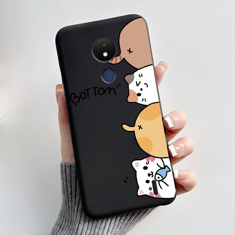 Cute Case For Nokia C21 Fundas Capa Printing Shell Protective Cover Soft Silicone Cartoon Phone Casing Coque