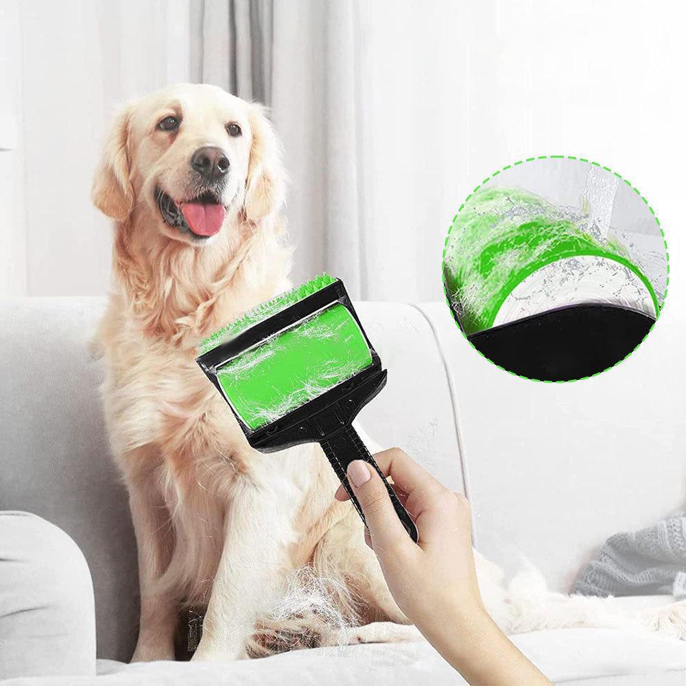 Washable Dual-Use Handheld Hair Remover Set for Pets and Home