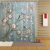 Blooming Branches and Birds Shower Curtain- Multi-Style Bath Decor, Perfect for Those Who Love Nature-Inspired and Practical