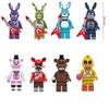 Rozkošný Freddy Bonnie Mini Kostky Ozdoba Horké Hry Postavička Kreslené Skládací Kostky Hračky Párty Dárky Dětské Dárky