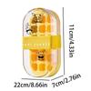 Ice Making Bottle Reusable 2-In-1 Bottle With Straw Press To Release Ice Tray For Home Kitchen Office Travel Outdoor Camping