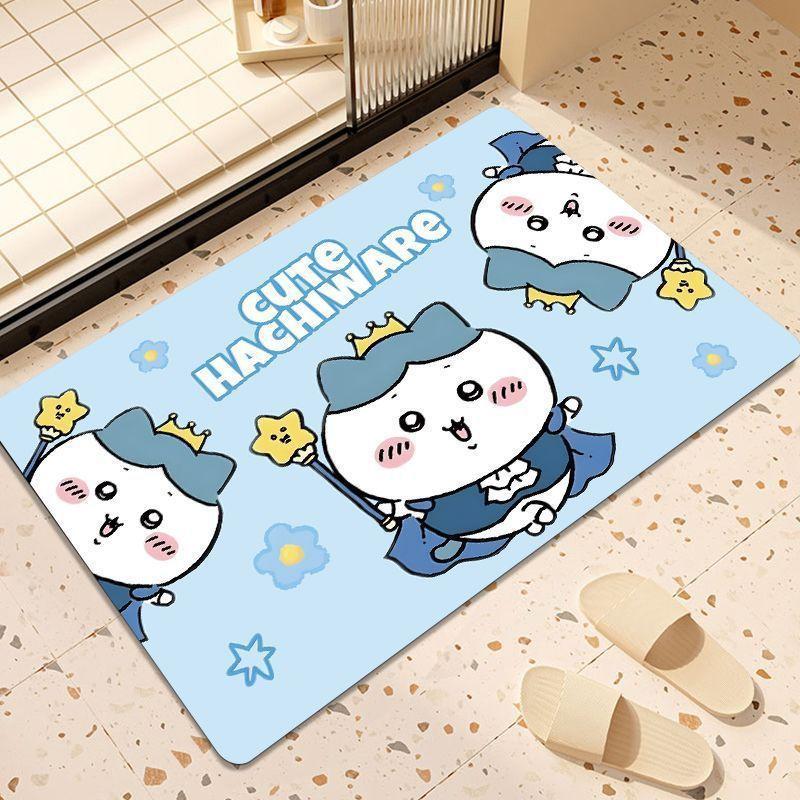 Cartoon Floor Mat Bathroom Floor Mat Entrance Door Mat Toilet Door Suction Foot Mat