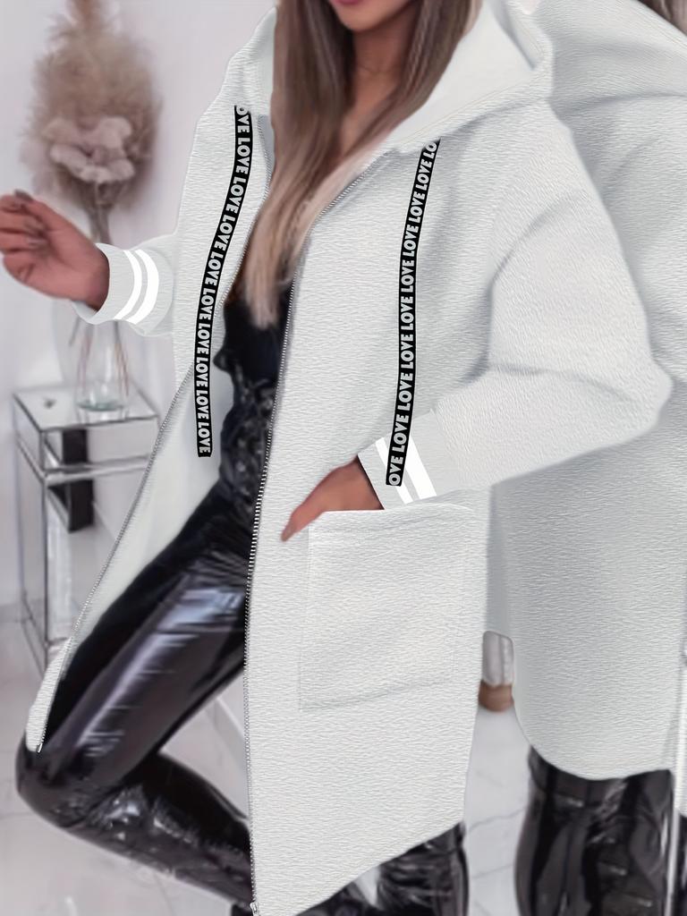 Women's Long Fleece Sweater