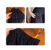 WTEMPO Womens Elastic High Waist Tiered Mini Skirt with Shorts Underneath Cute Boho Pleated Ruffle Skirt with Pockets