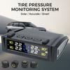Digital LCD Display Tire Pressure Monitoring System Temperature Warning USB / Solar Power Car TPMS 0-6Bar Waterproof