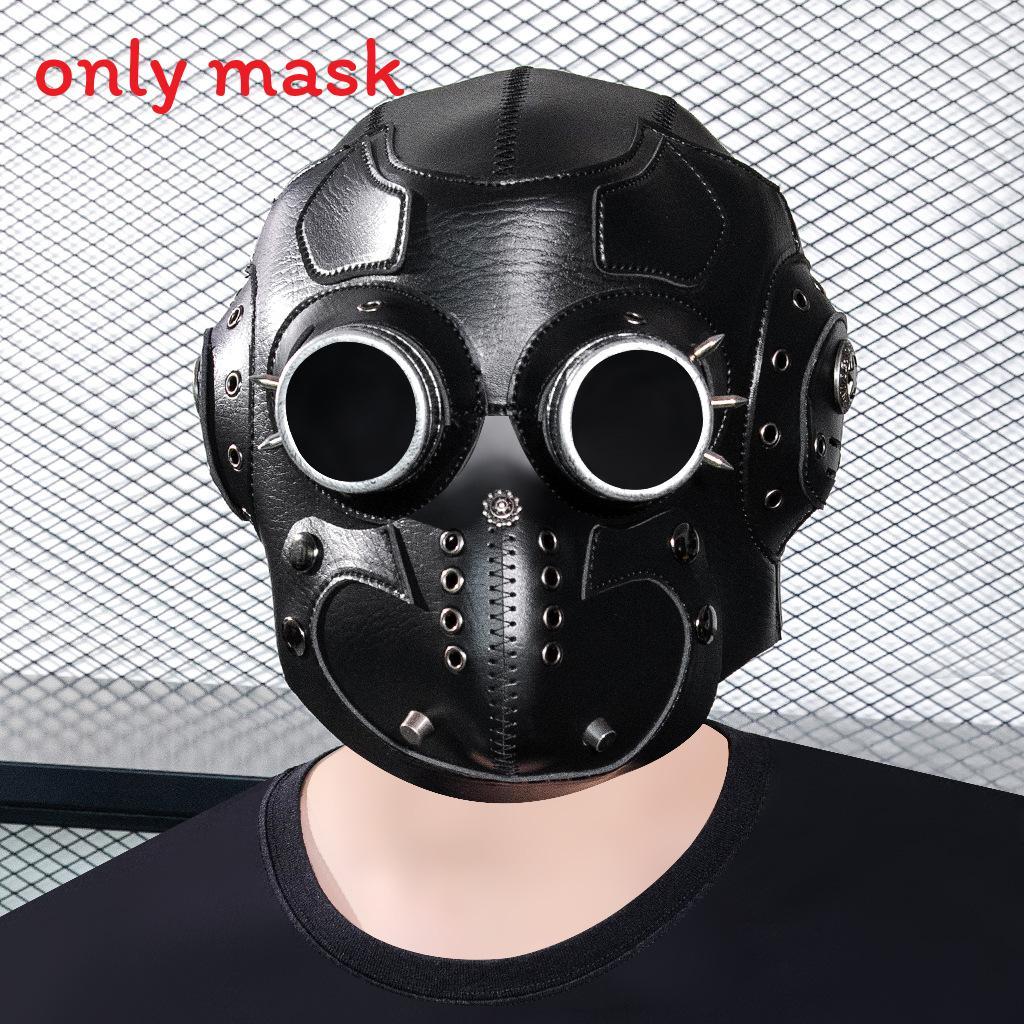 Accessorio Scenico di Halloween Maschera Creativa da Medico della Peste per Cosplay Adulti e Costumi Fai-da-te