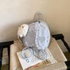 Schoolbag Cute Mini Backpack Women's 1011 New Niche Design Small Backpack Student Schoolbag Versatile Doll Pendant