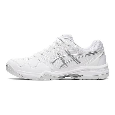Asics Gel Dedicate 7 Weiß Reines Silber Damen Sneaker 1042A167-100