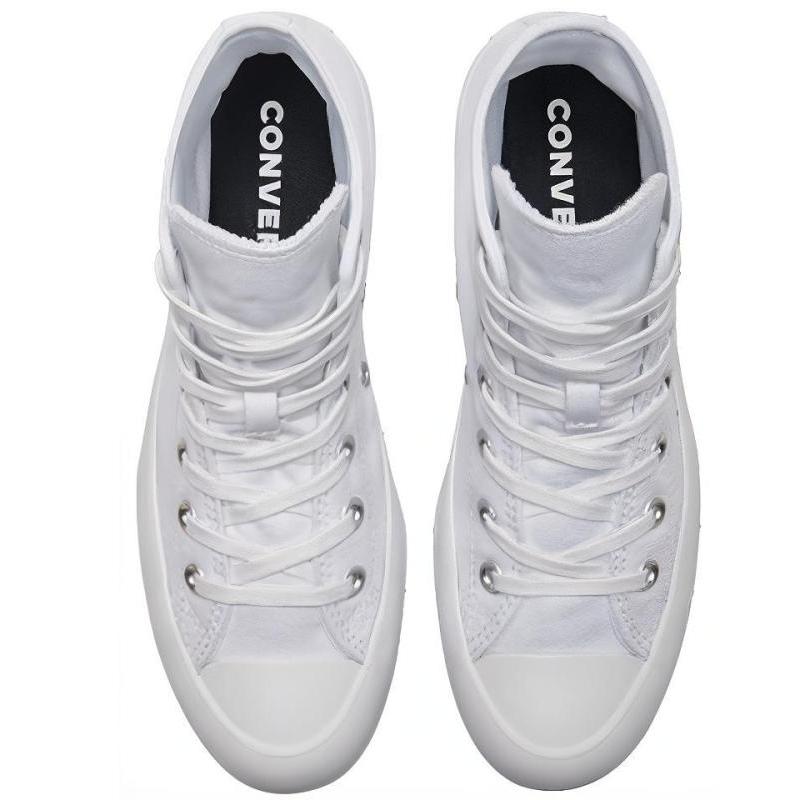 Converse Lugged Lace-up High Top Canvas Women's White