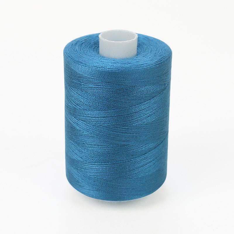 Hilo de Coser de Poliéster de Alta Velocidad 402 - 1000 Yardas, Colores Arcoíris, Ideal para Proyectos de Costura Casera y a Mano