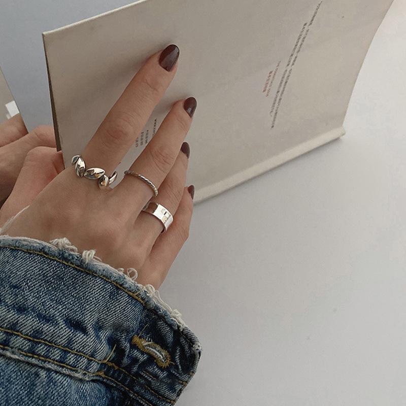 Ins Stylish Inspired Open Finger Ring For Women Unique Design Korean
