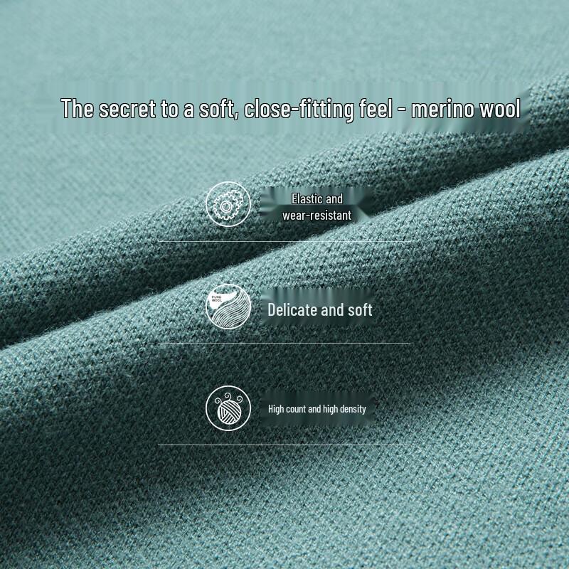 Hengyuanxiang Men's Pure Color V-Neck Knit Cardigan