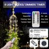 USB 30M 8 Function Copper String Lights LED Fairy Lights Living Room Bedroom Holiday Decoration Lights