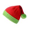 Pom Pom Ball Christmas Hat Knitted Xmas Decor Winter Beanie Santa Caps  for Women Men