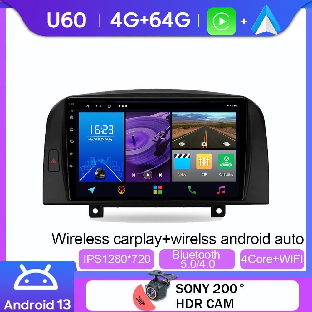 For Hyundai Sonata NF 2004 - 2008 Android Car Radio Stereo Unit Multimedia Player GPS Navigation Carplay Android Auto No 2din
