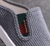 Zapatillas sin talón redondas antideslizantes para hombre estilo Old Beijing - Slip-ons de tela transpirable