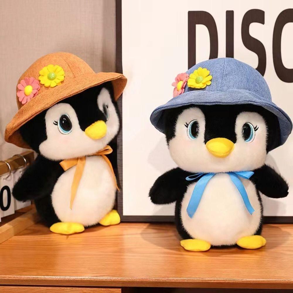 Penguin Lovely Hat Penguin Dolls Plush Plush Hat Penguin Toy  Friends Birthday Gifts