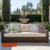 2D Floral Embroidered Pattern Decorative Pillow Covers Pattern Cushion Cover Suitable For Sofa Bedroom Car Pillow Cover