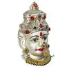 Silver Decorated Face - Laxmi Mukhota - Varalakshmi Face - Decorative Silver Ammavari Face