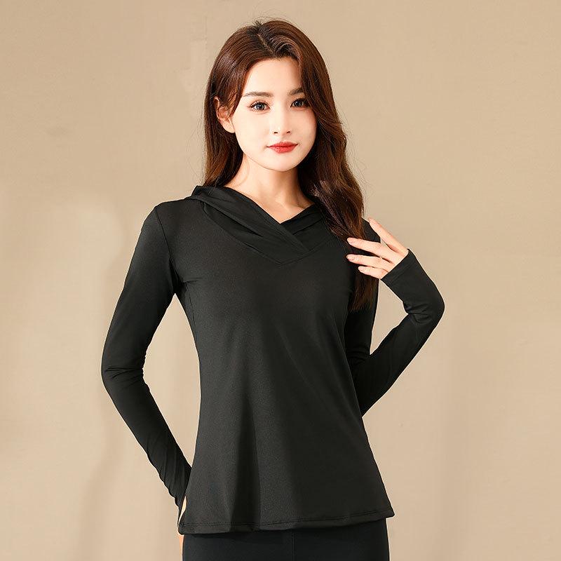 

Женская 2024 Худи для похудения, повседневная, для фитнеса - Осенняя, свободного кроя, с вырезами L