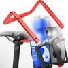 Double Water Bottle Holder Wear-resistant Stable Metal Sturdy Bicycle Seat Rack for Outdoor