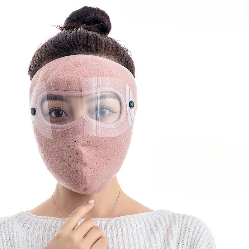 

1 шт. Зимняя теплая большая маска для защиты глаз, закрывающая все лицо, утолщенная маска от холодного ветра, для езды на открытом воздухе, для электромобиля, ветрозащитная, для лица и ушей