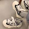 Platform White Shoes Women's Spring New Versatile Small Height Increase Sports and Leisure Board Shoes Tide