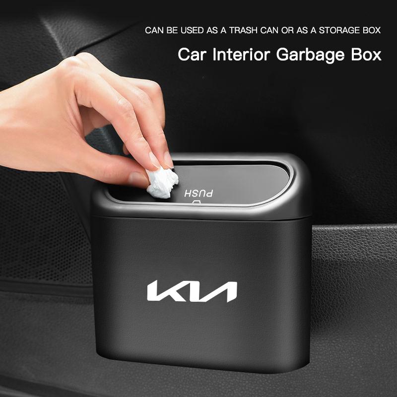 Car Garbage Bin Miscellaneous Storage Box Valve For KIA K9 Sportage Niro K5 Carnival EV6 EV9 EV3 K8 Stinger Forte Ceed Cerato K4 sdvc80