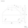 JET INOUE Fog Lamp Mounting Bracket for UD Large Perfect Quon 2017 and 509585 (May Later)