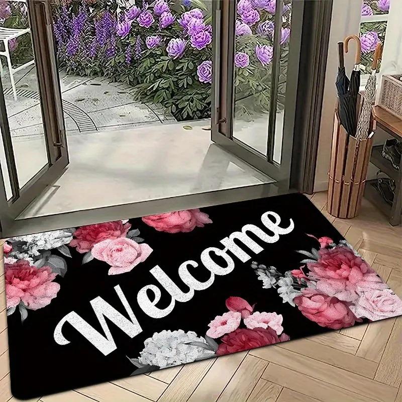 1PC Duck Pattern Kitchen Rugs Non-Slip Door Mats Pop design Bathroom Rug Bath Mat Carpet for Home Sink Laundry Decor