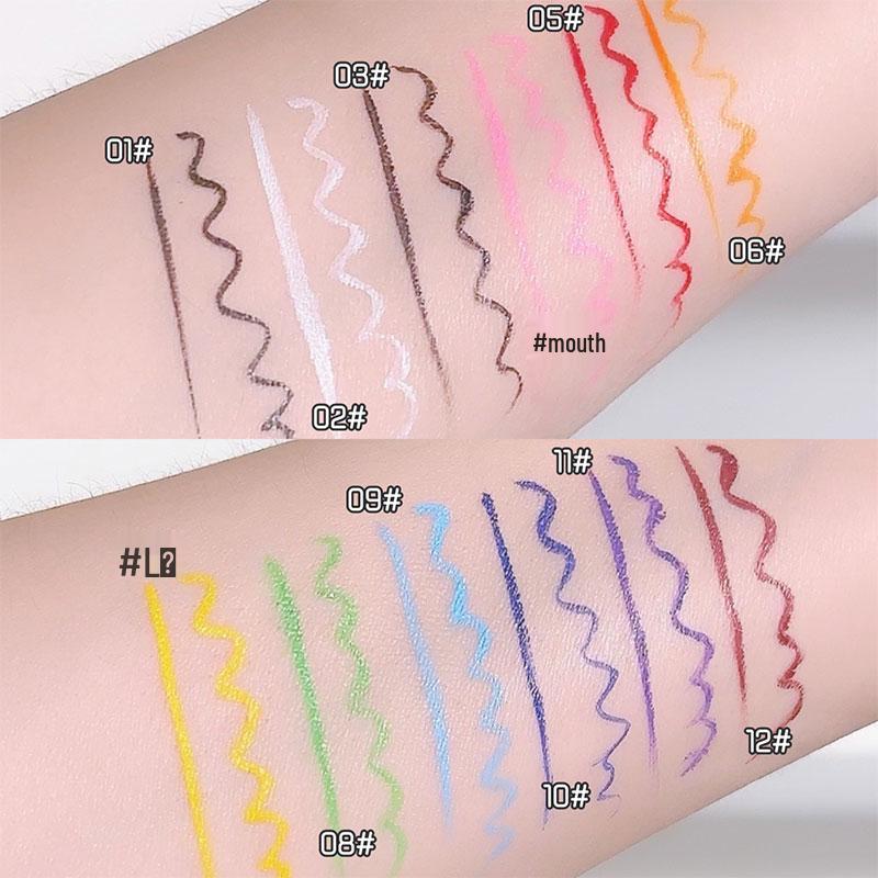 Huaxueer Quick-Dry Waterproof Smudge-Proof Ultra-Fine Eyeliner for Long-Lasting Coloration In Cosplay & Stage Makeup