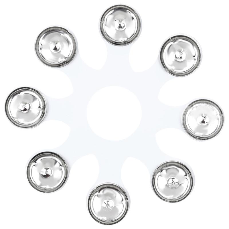 Cymbal Bells Accessory Drum Cymbal Rings Drum Cymbal Bells Drum Cymbal Rings Metal Texture Drum Accessories Set 1