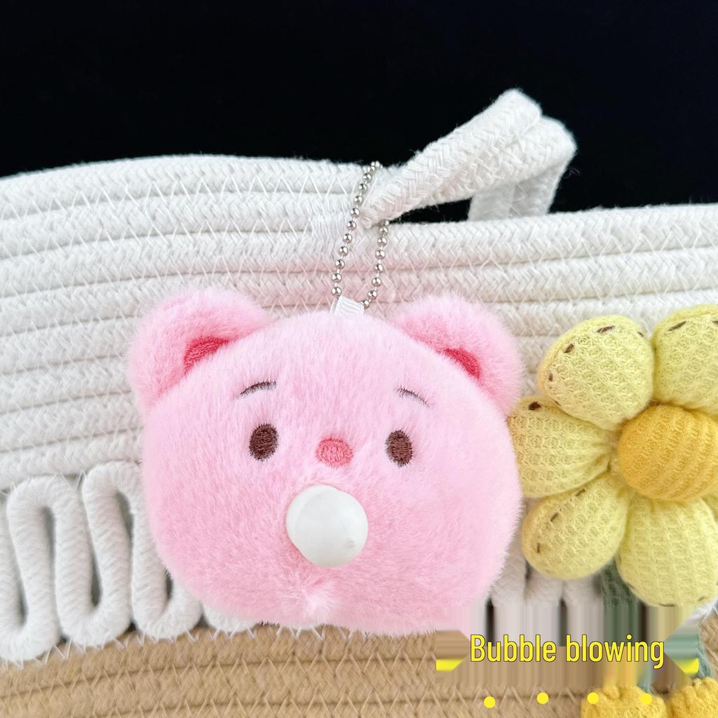 Heart Plush Doll Pendant - Cute Cartoon Gift for Best Friends & Students