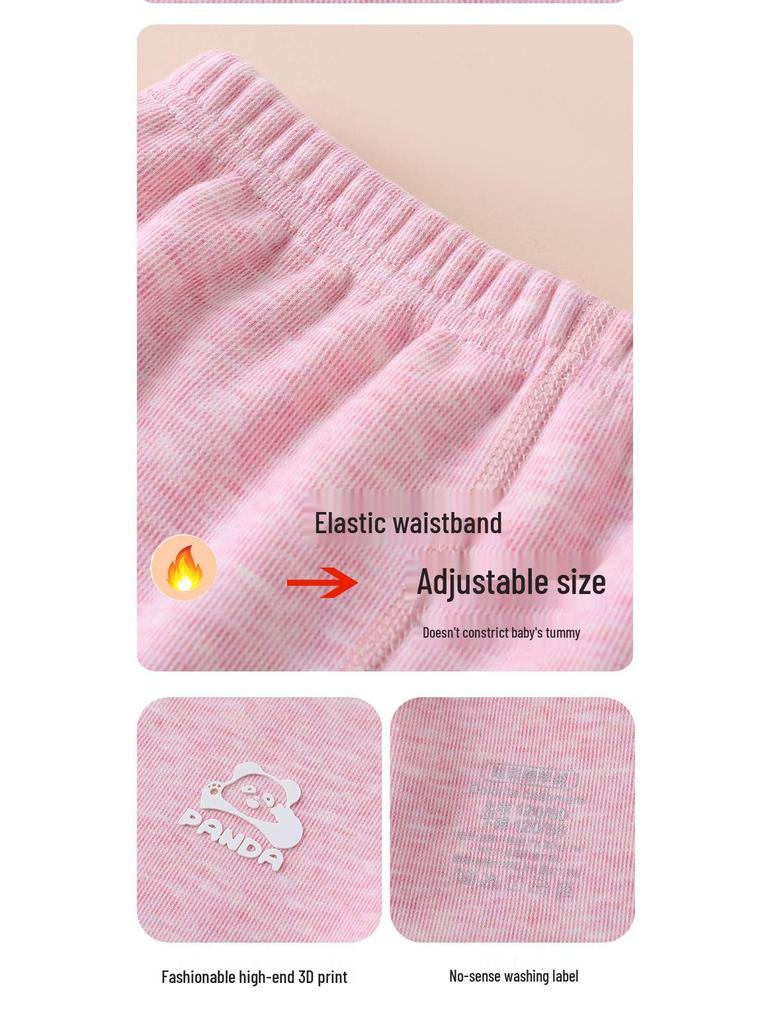 Kids' Thick Cashmere Thermal Set: Warm Underwear for Boys and Girls - Autumn/Winter Pajamas