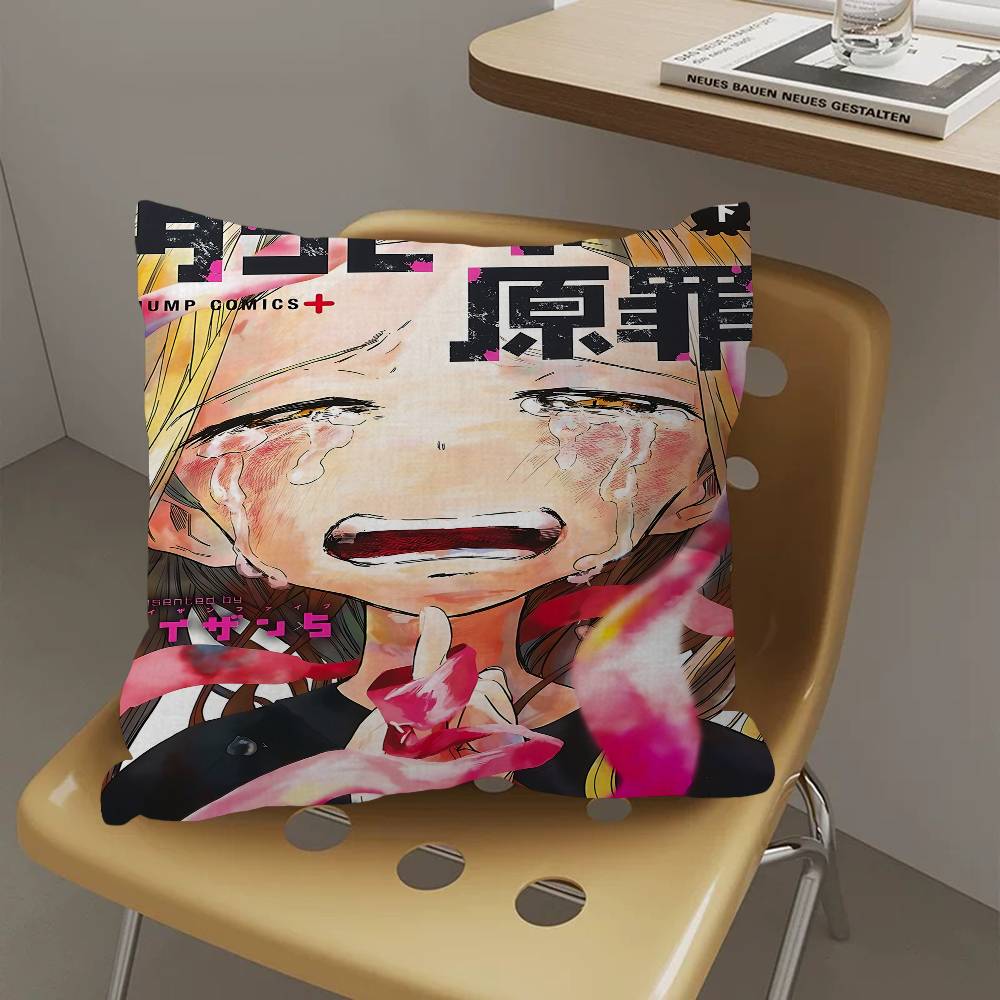 Anime Takopis Original Sin Cushion Cover Pillow Cover Decor Pillowcase Printed Cushion Case For Couch