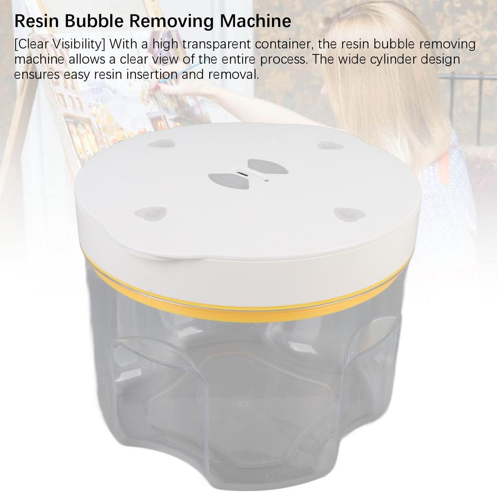 Rimuovi Bolle Resina 10 Minuti Rimozione Rapida Bolle Camera di Degasaggio Sottovuoto per Resina con Indicatore LED