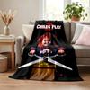 Chucky with Tiffany Blanket Flannel Blanket Soft Cozy Plush Throw for Sofa Bed Lightweight Home Decoration