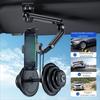Sun Visor Mount Navigation Stand Retractable Cell Phone Holder  Driving Convenience