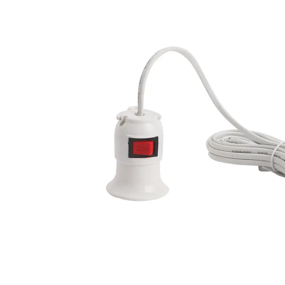 Restaurant E27 Pendant Lighting 13Ft Extension Cord Converter Onoff Switch Lamp Bases Plug Holder Lamp Adapter Light Socket