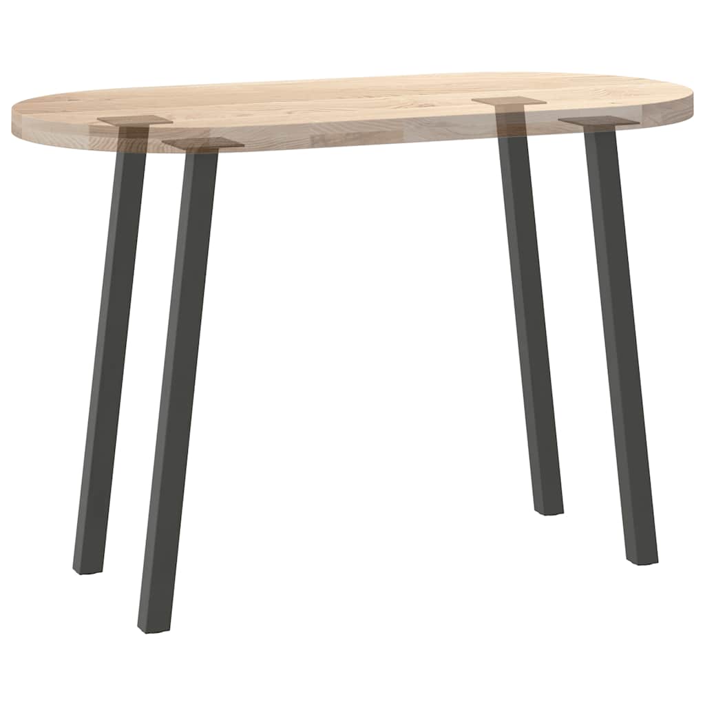 Vidaxl Nogi Do Stolika Kawowego, 4 Szt., Antracyt, 72 Cm, Stal