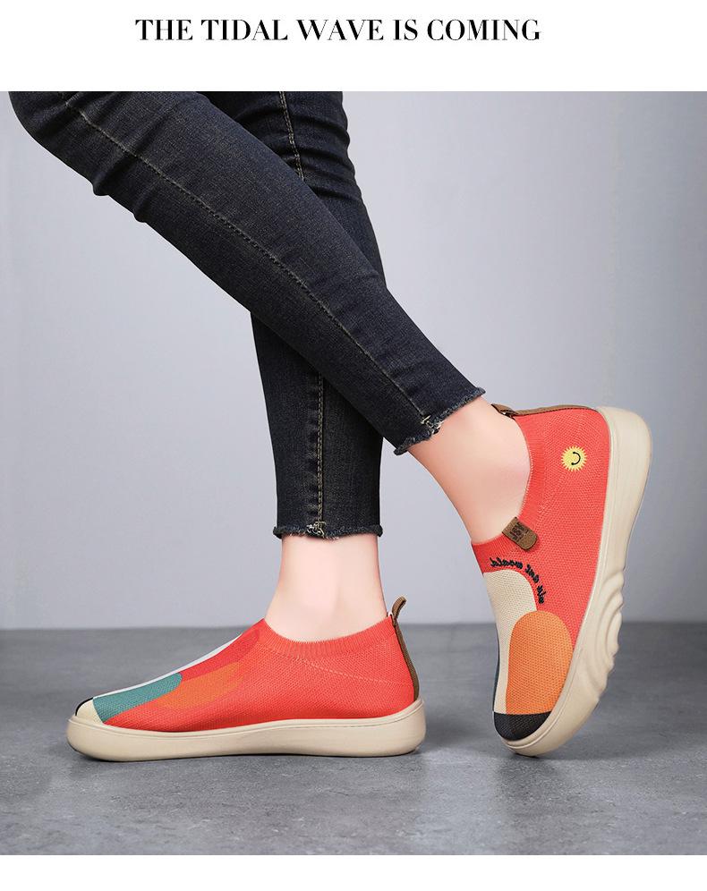 Women's Versatile Slip-On Casual Soft Sole Shoes for Comfort